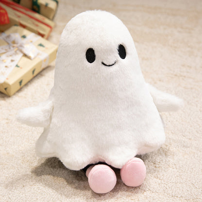 Halloween Plush Ghost Cat Pillow Doll
