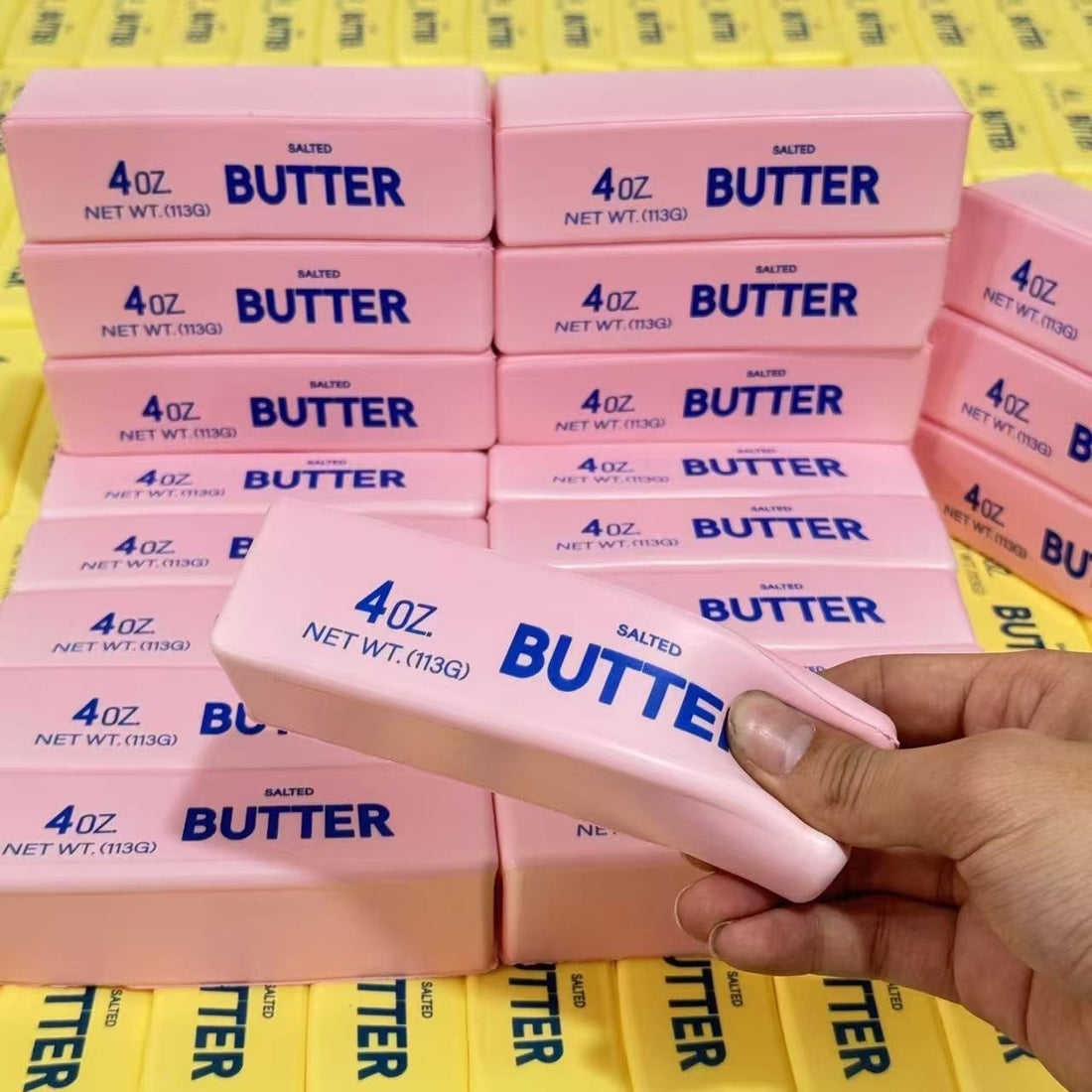 Squeeze-and-Squish Butter Stick